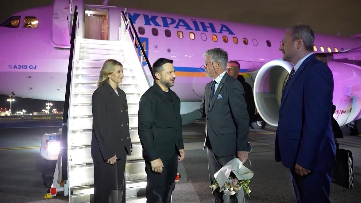 Зеленский прибыл в Нью-Йорк