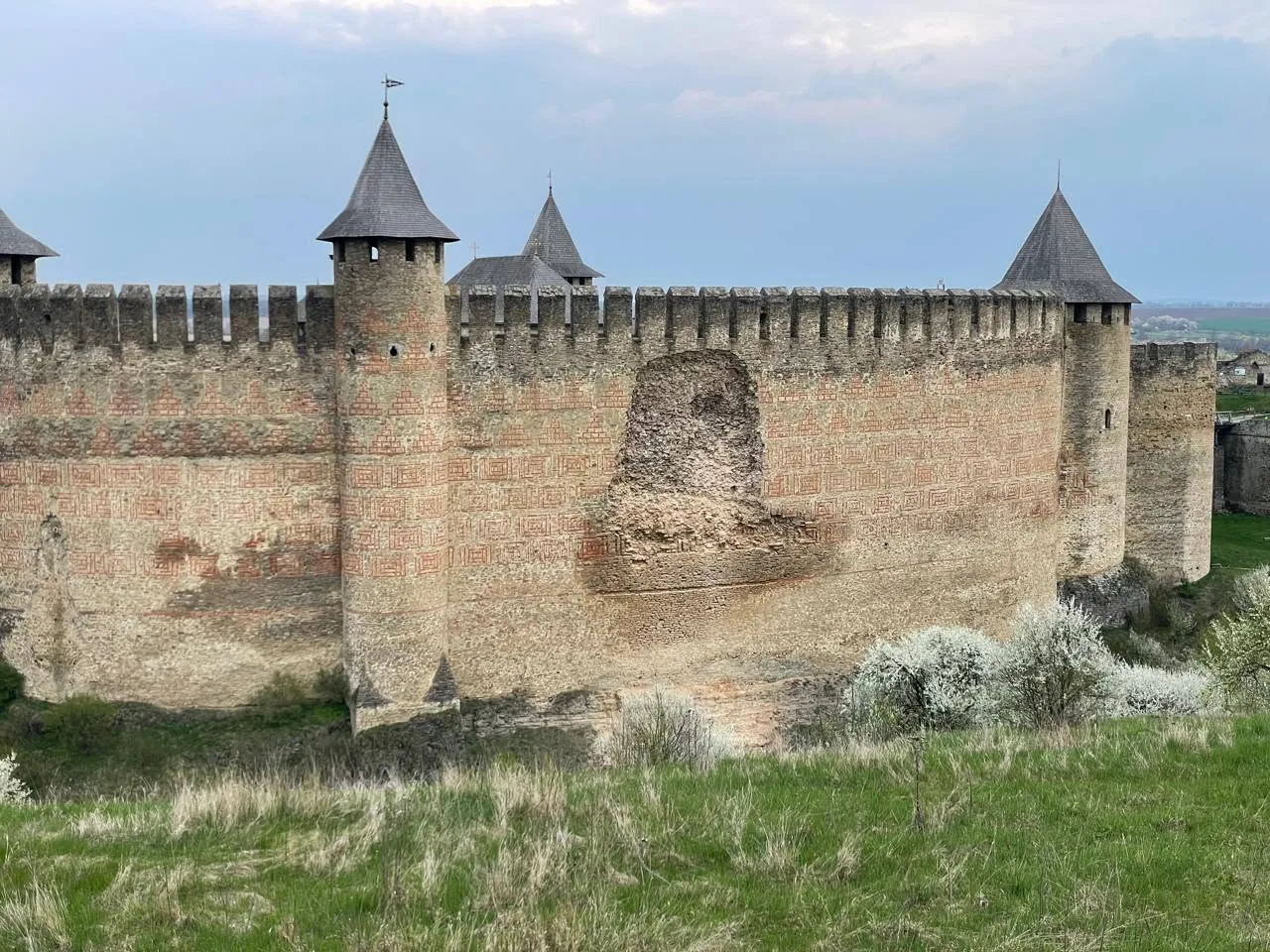Наслідки обвалу Хотинської фортеці