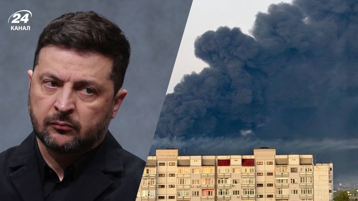 Зеленський заявив про ураження двох НПЗ та влучання по російських об'єктах у Чорному морі