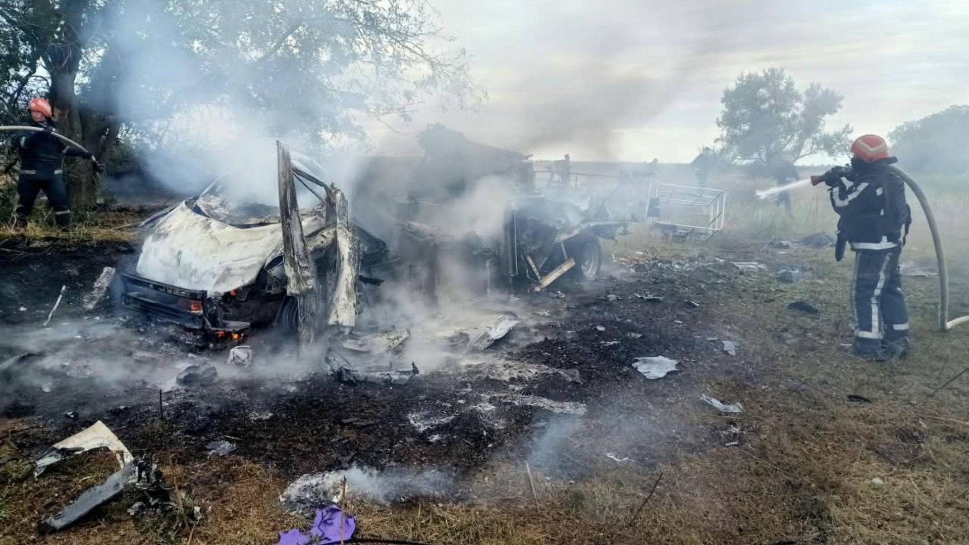 Росіяни умисно вдарили дроном по авто ДТЕК на Одещині: загинув енергетик, є постраждалий