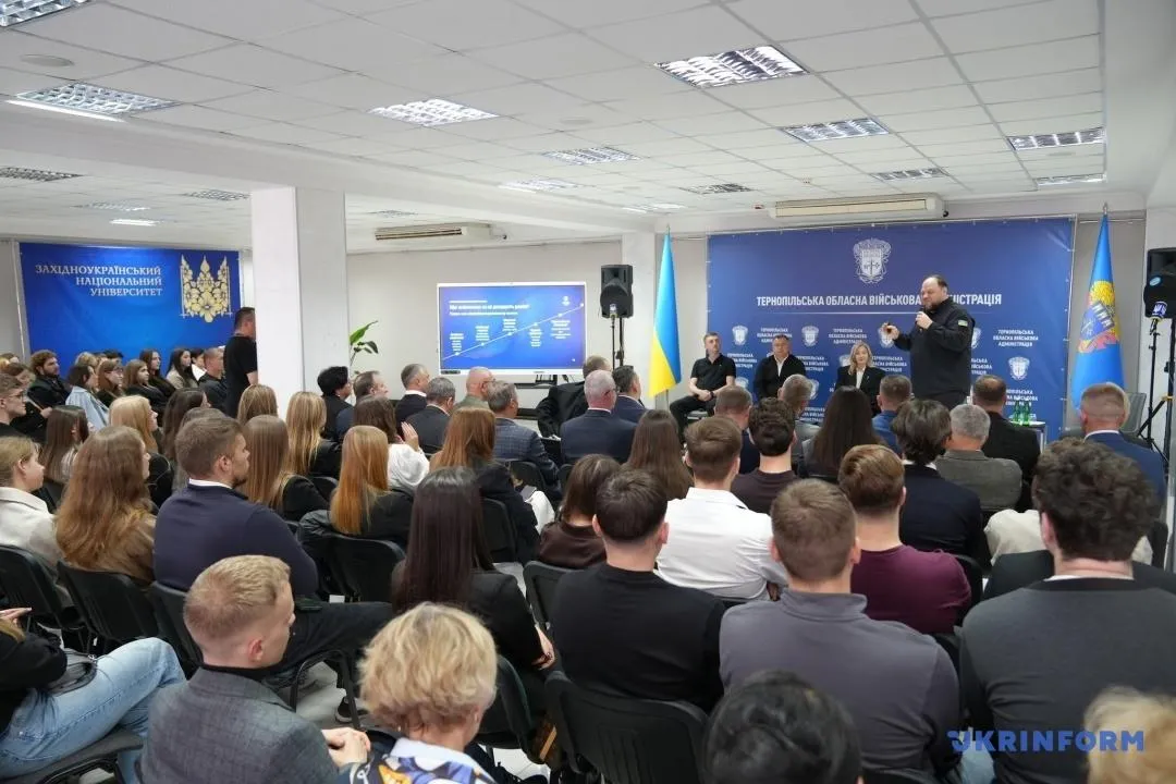 Стефанчук выступал в Тернополе Стефанчук выступал в Тернополе