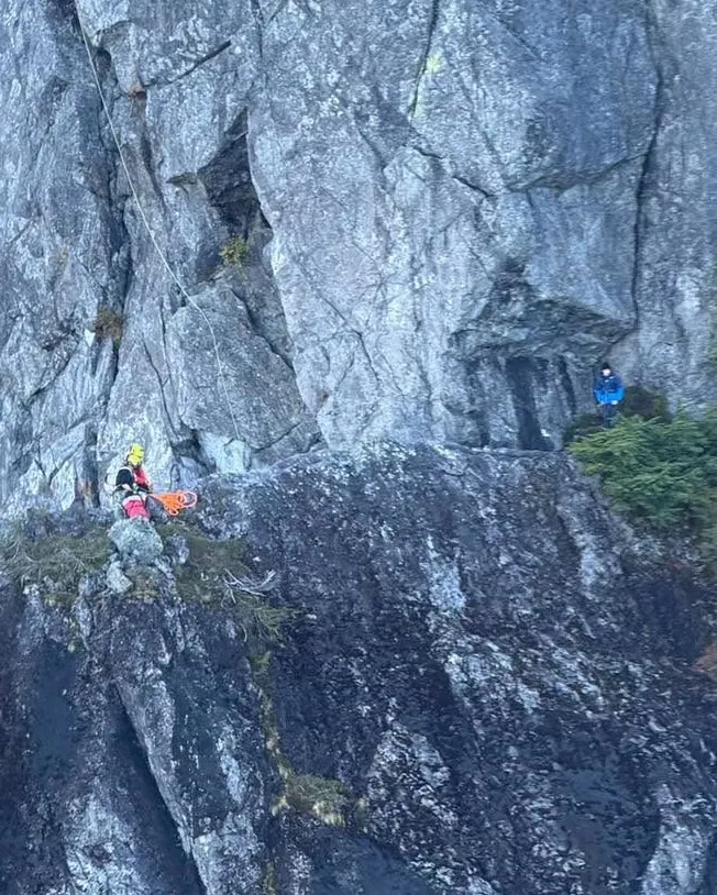 Як рятувальнини рятували Брайса / фото North Shore Rescue