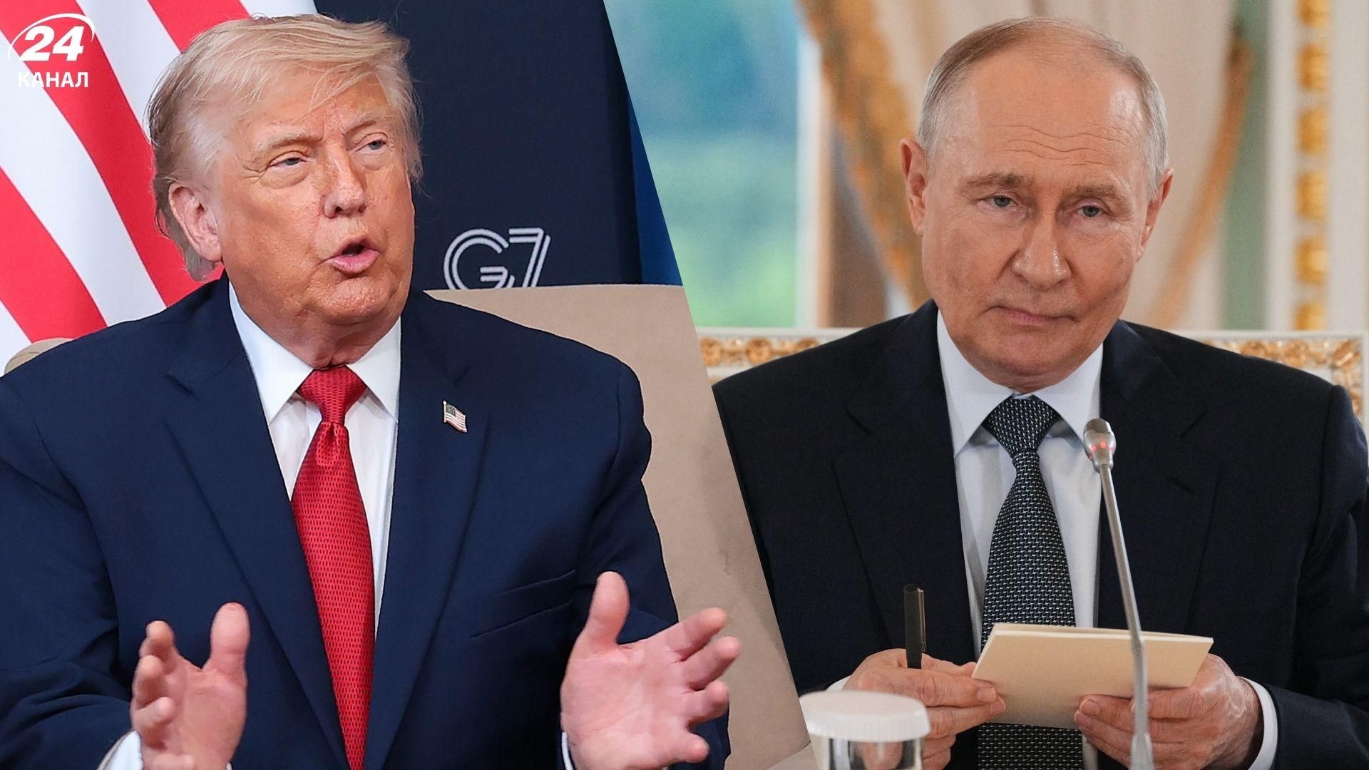 Беседа Трампа и Путина Беседа Трампа и Путина