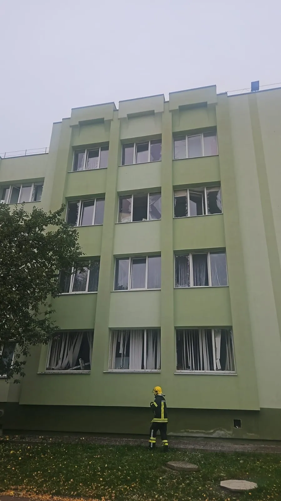 Последствия атаки на Ровенскую область / ГСЧС Последствия атаки на Ровенскую область / ГСЧС