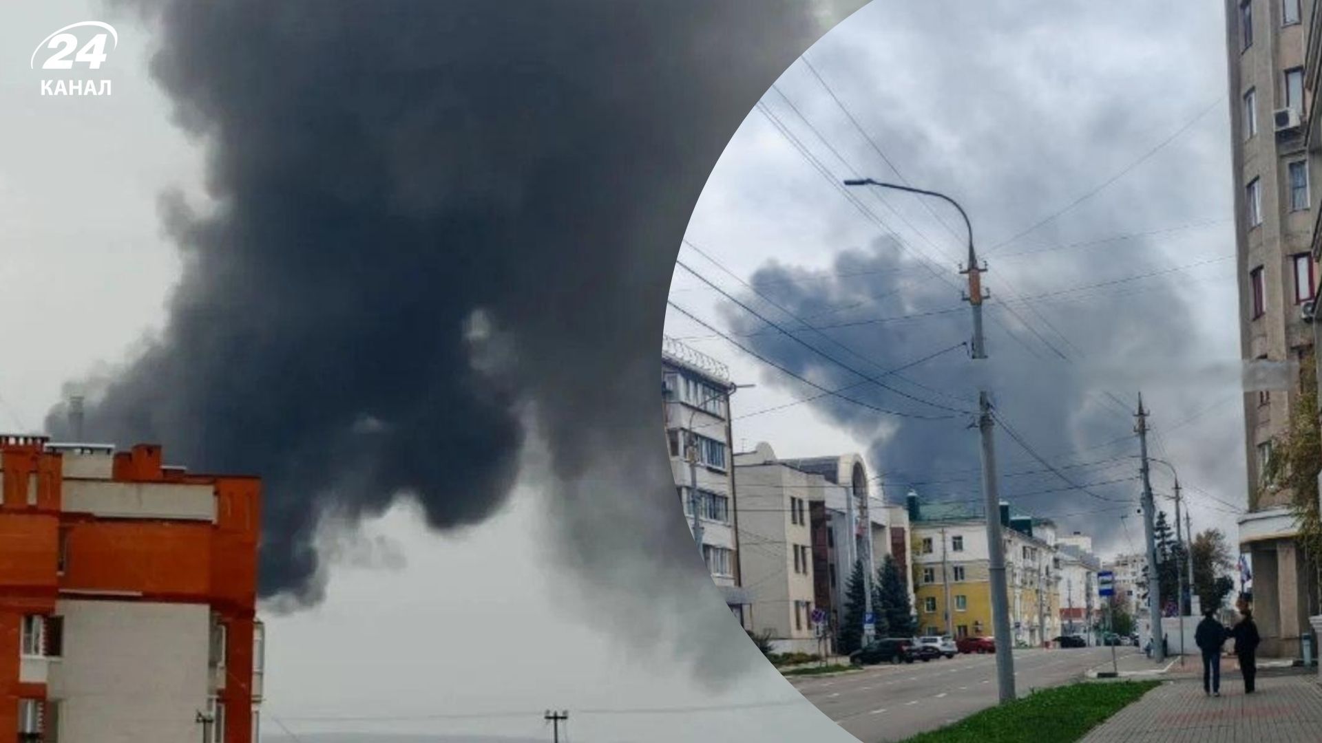 У Бєлгороді горить електропідстанція У Бєлгороді горить електропідстанція