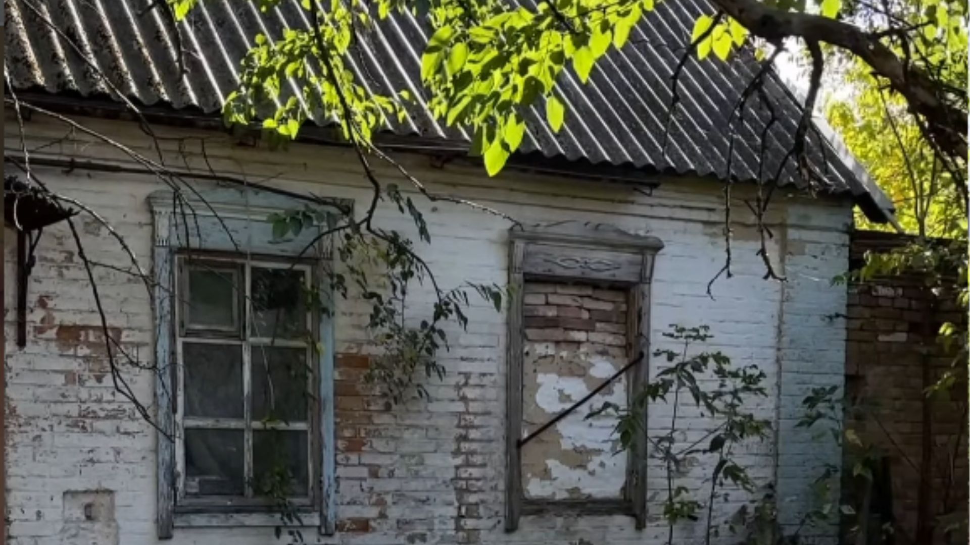 Украинка купила старый дом с конюшней
