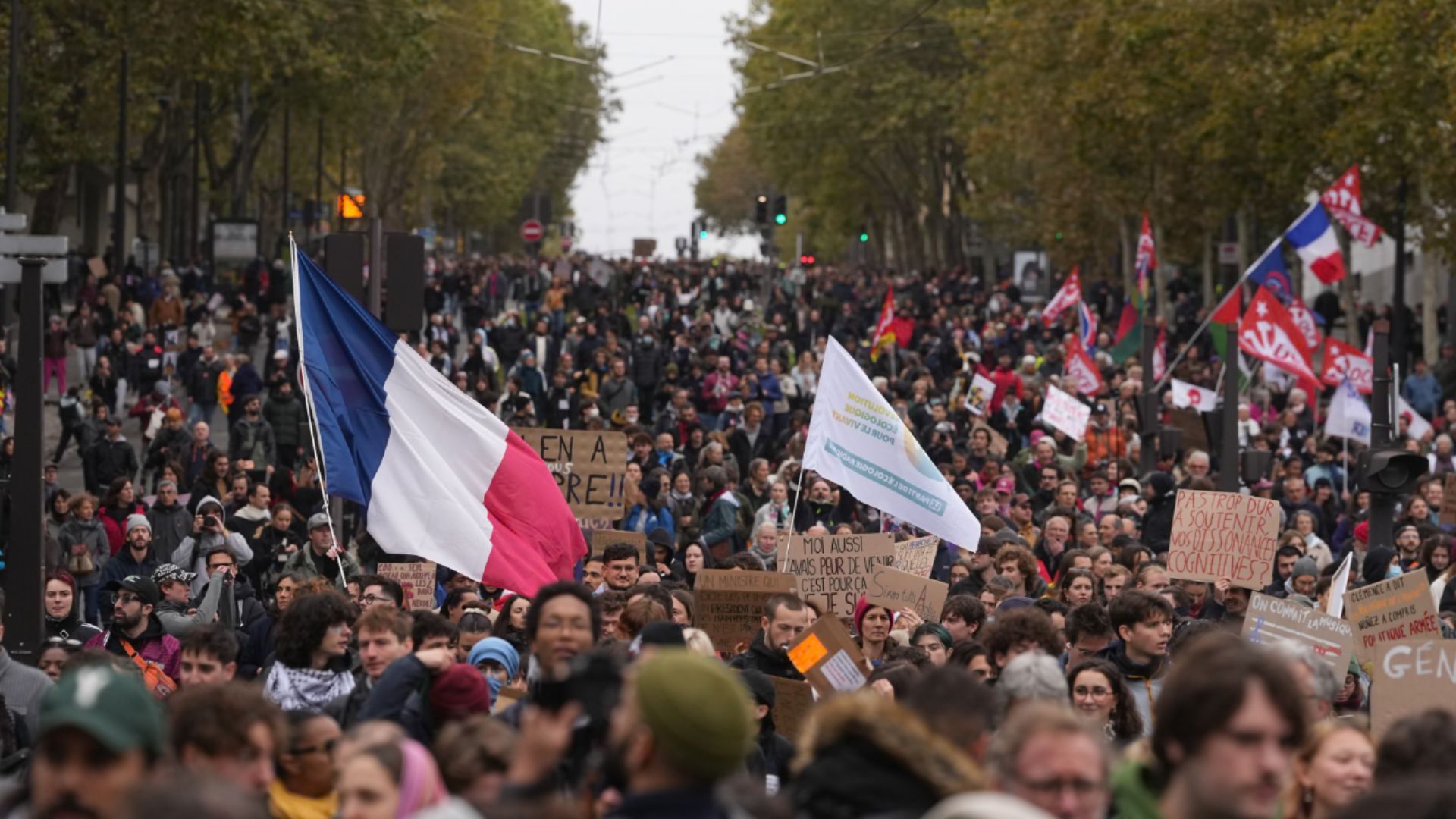 Water cannons, tear gas, and arrests: A new wave of large-scale protests has swept across Europe