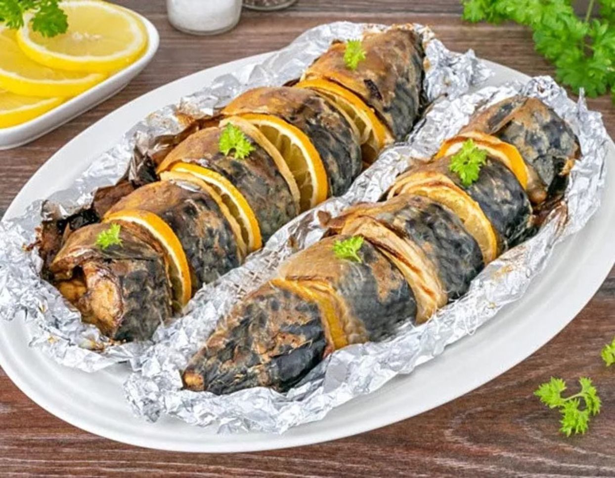 Как вкусно запечь скумбрию
