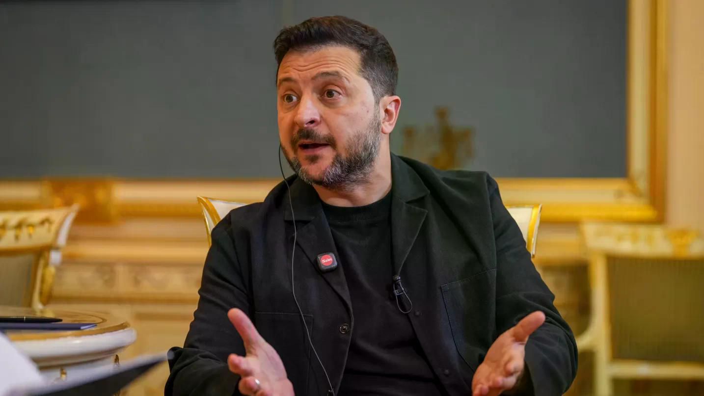 Володимир Зеленський на пресконференції з прем'єр-міністром Нідерландів Робом Єттеном