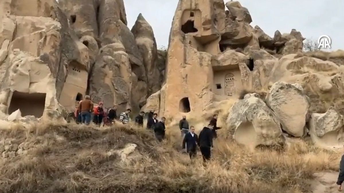 Наслідки обвалу скелі поблизу Музею просто неба Гьореме в Каппадокії 29 жовтня 2026 року