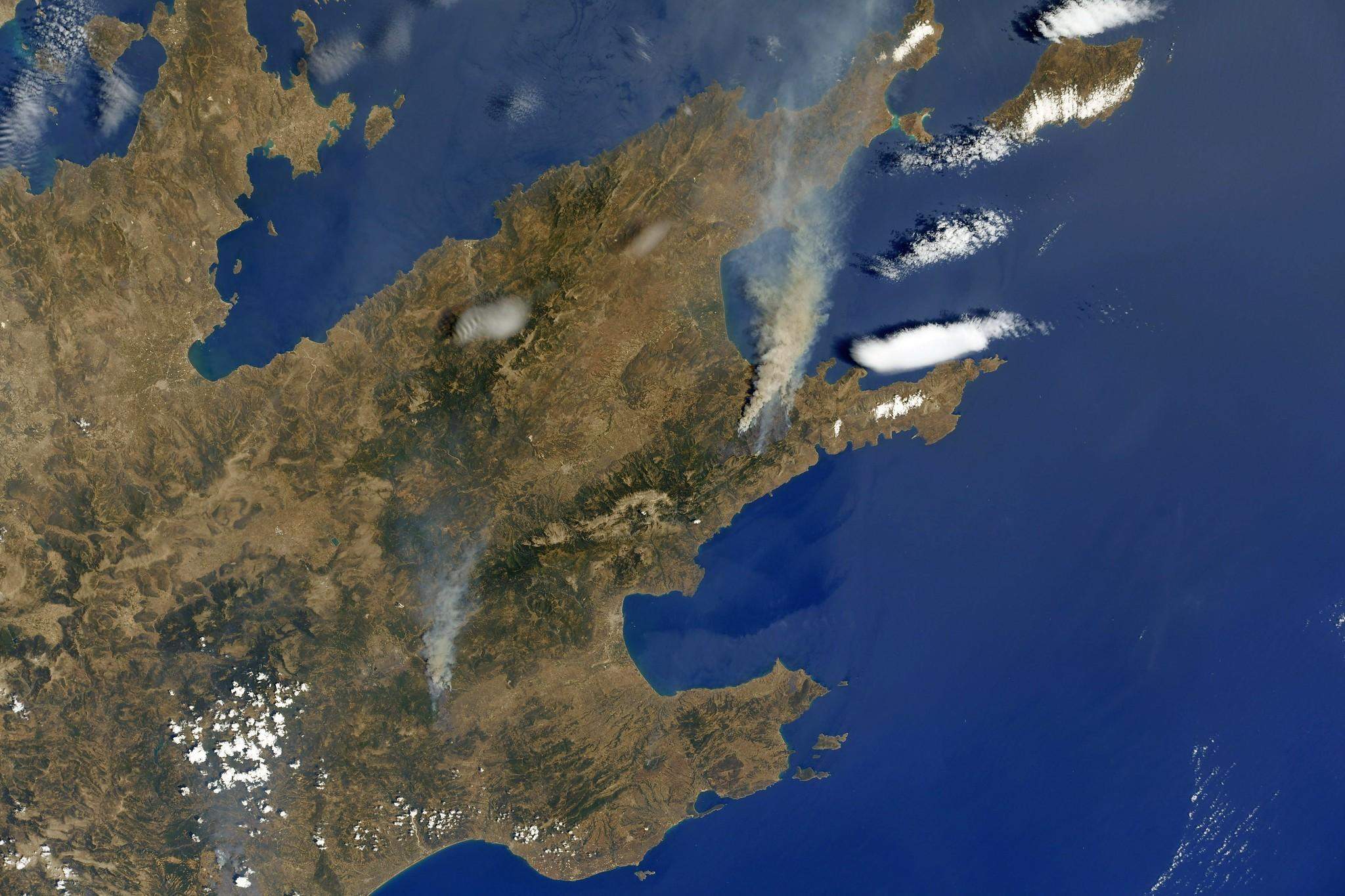 Пожежі в Греції