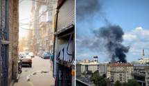 У Києві на Хрещатику спалахнула масштабна пожежа: відео