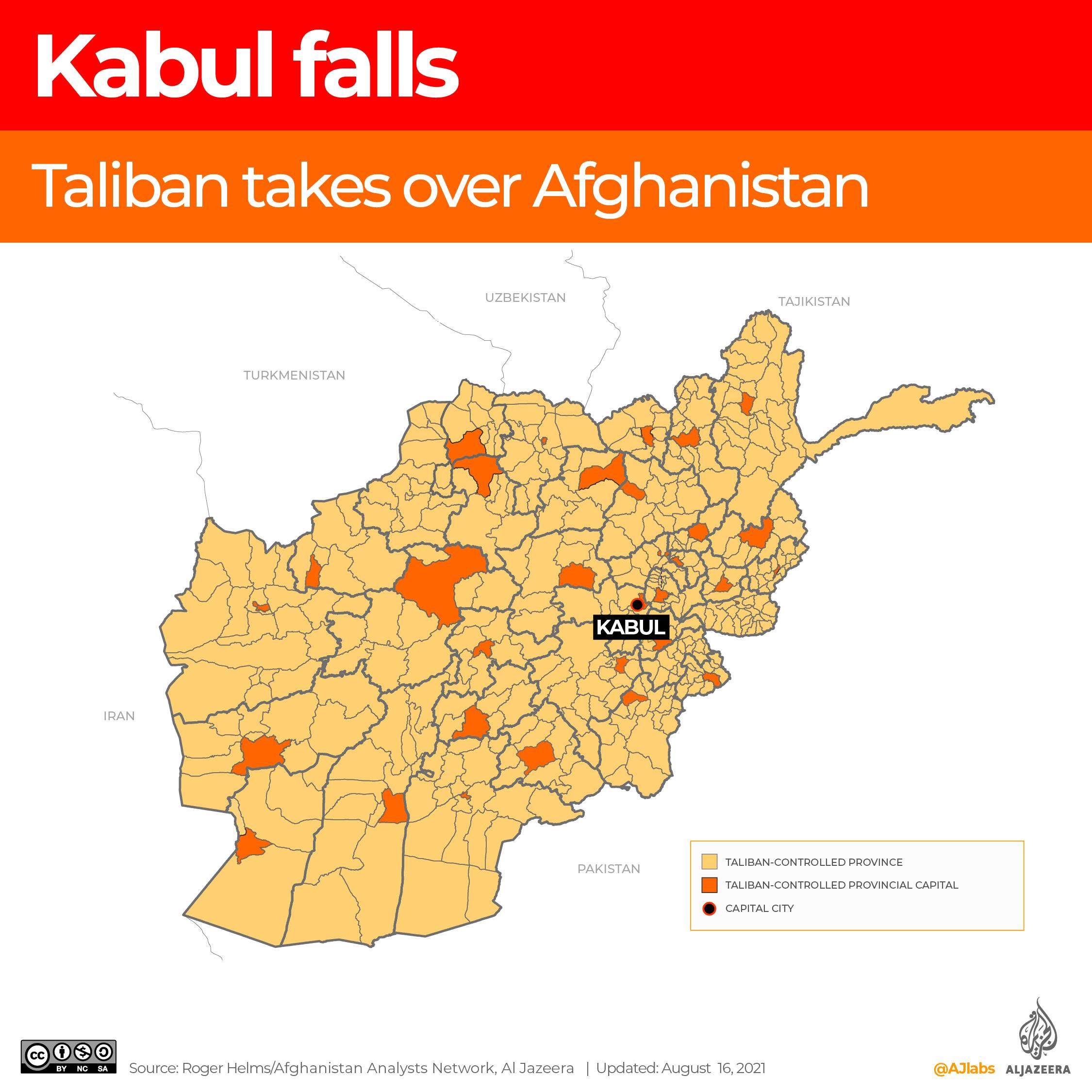 Мапа контролю Афганістану 