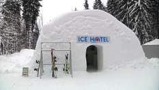 Снігова казка на Прикарпатті: у "Буковелі" зводять льодовий готель