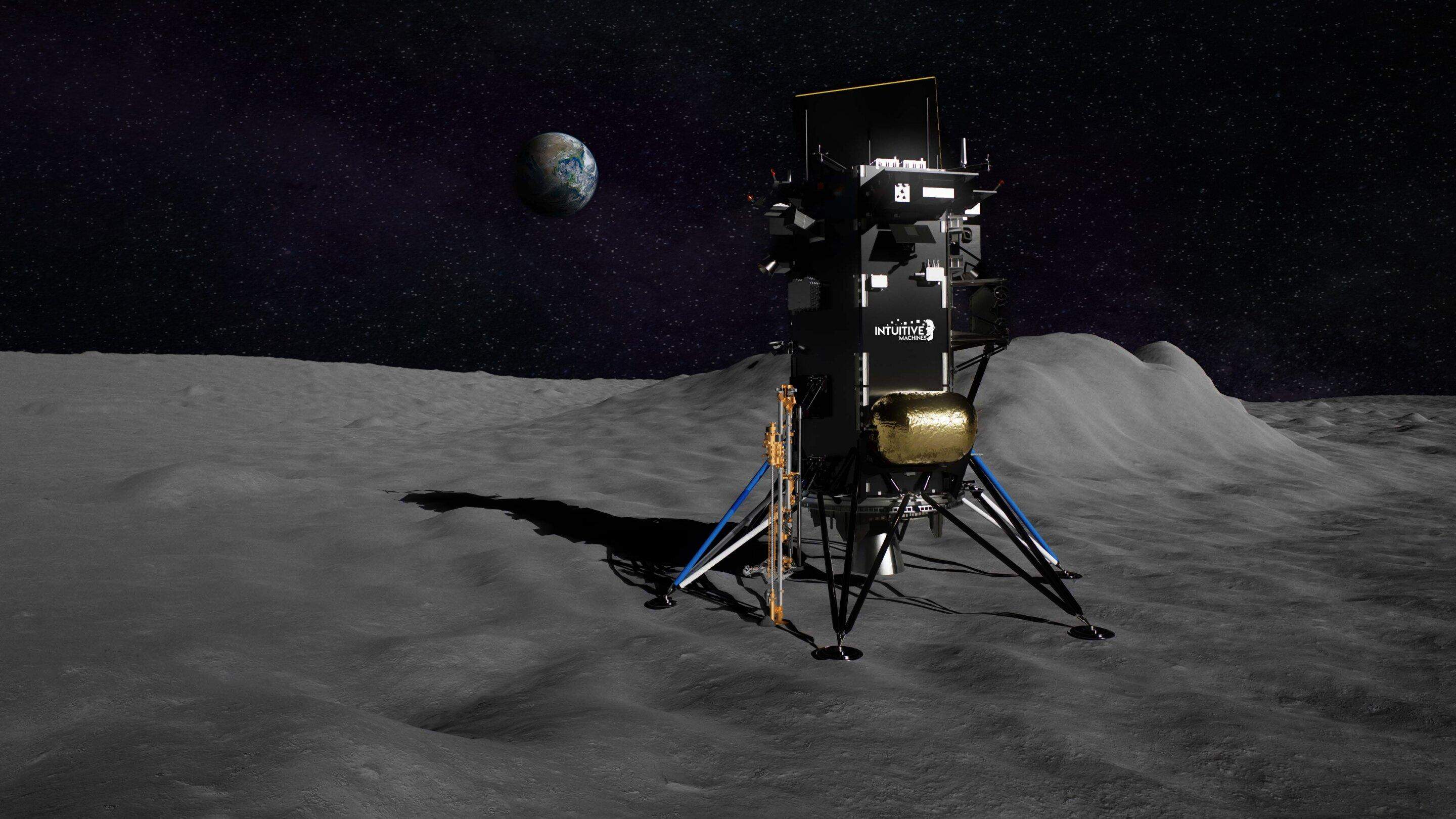 Ілюстрація місячного посадкового модуля