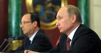 Розмова Путіна та Олланда тривала півтори години 