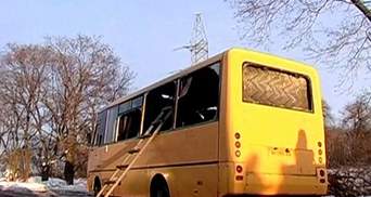 Появилось видео обстрела рейсового автобуса в Волновахе