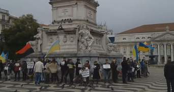 Португальские украинцы присоединились к Маршу Солидарности