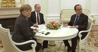 Що означають переговори Путіна, Меркель і Олланда про Україну, без України