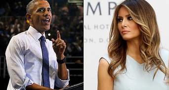 Мережу зірвала реакція Меланії Трамп на Барака Обаму: фото