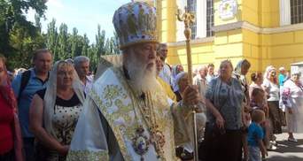 УПЦ Киевского патриархата с Филаретом вышла на небольшую крестный ход: фото
