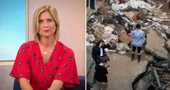 Німецька ведуча вимазала себе брудом для сюжету про повені й втратила роботу: скандальне відео