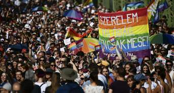 В Будапеште прошел многотысячный митинг против закона о "ЛГБТ-пропаганде": фото, видео