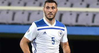 Лідеру збірної Боснії та Герцеговини наклали гіпс перед матчем з Україною