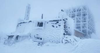 Панує зима: у Карпатах лежить сніг, а температура опустилися до -9 градусів