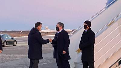Блинкен прибыл в Киев: что известно о срочном визите госсекретаря США в Украину