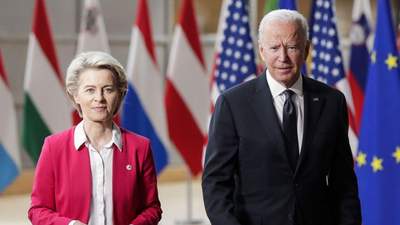 Постачання газу при нападі Росії: Байден і президентка Єврокомісії виступили із заявою