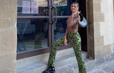 Леся Нікітюк прийшла в ресторан Guccі в образі з магазину Zara за 1800 гривень: модні фото