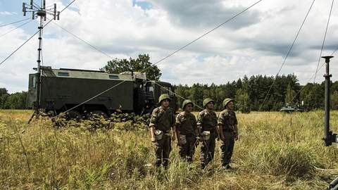 Радиолокационная машина военная