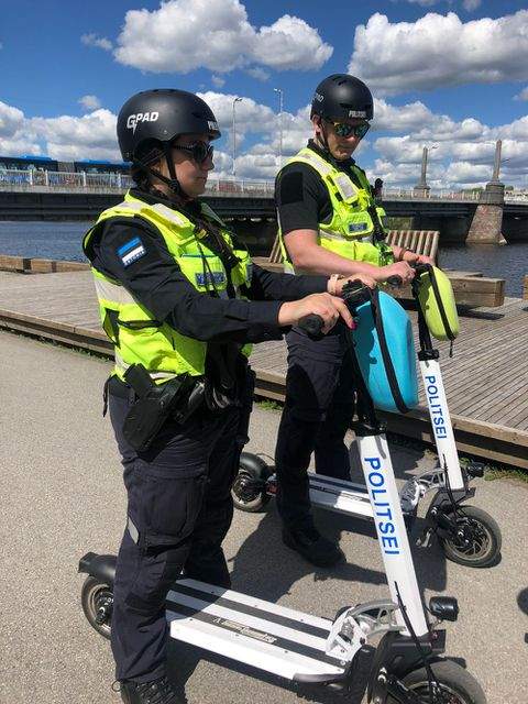 Поліція в Естонії / Фото delfi.ee