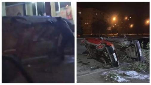 Перевертав автомобілі на бік: невідомий "Геракл" відзначився дивним вчинком у Кривому Розі