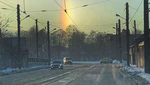 В Харькове заметили редкое атмосферное явление гало: удивительное фото