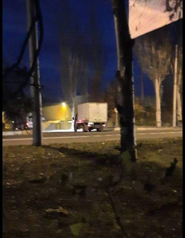 Вантажівка у Макіївці