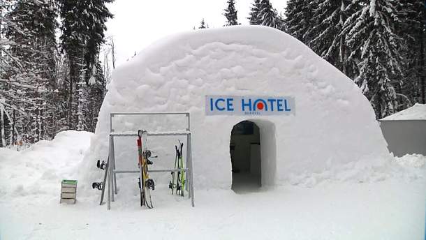 Снежная сказка на Прикарпатье: в "Буковеле" возводят ледовый отель