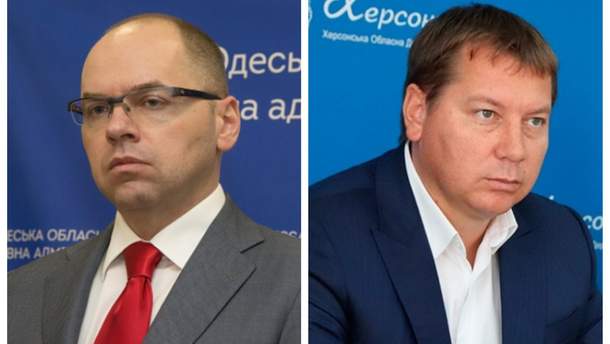 Степанова і Гордєєва звільнено з посад голів Одеської та Херсонської ОДА