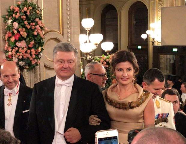 Порошенки на Віденському балу