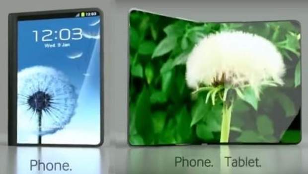 Samsung анонсувала гнучкий смартфон-книгу