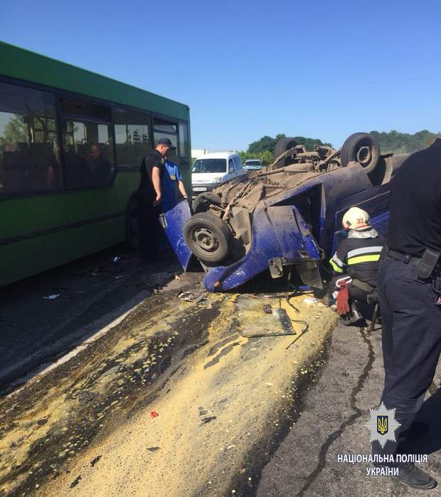 ДТП, Харківщина, жертви, ДТП, MAN, ІЖ, автобус 