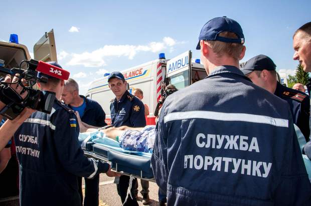 діти, рятувальники, ДТП, Білорусь