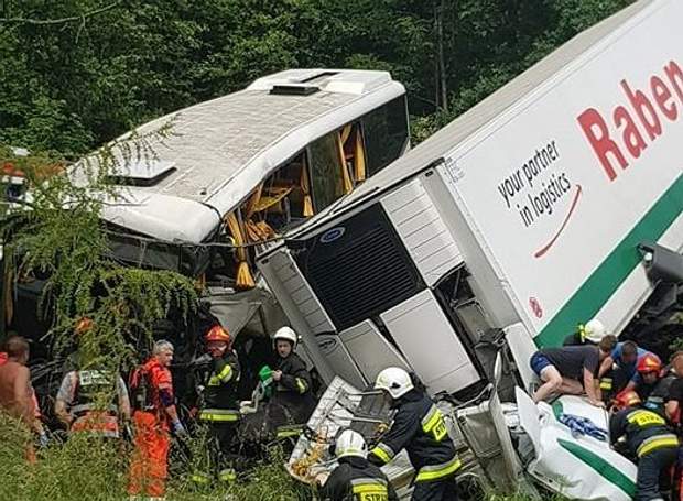 Аварія Польща діти 