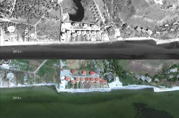 В Коблево 10 судей построили дома на пляже - теперь там размывает берег