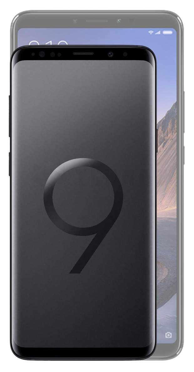  Xiaomi Mi Max 3 with Galaxy S9 + 