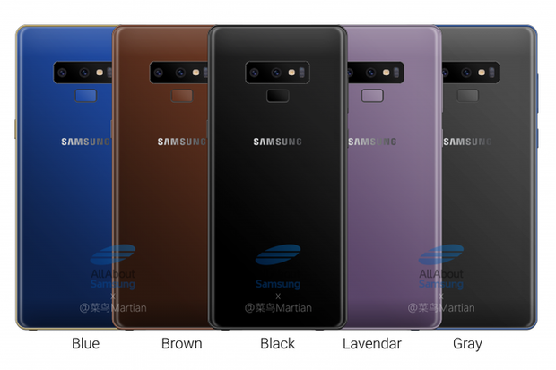 Samsung Galaxy Note9,смартфон, гаджети, кольори