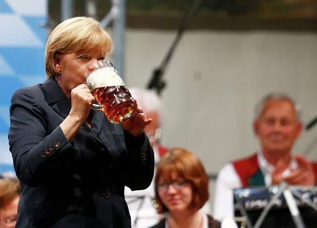 Меркель пиво