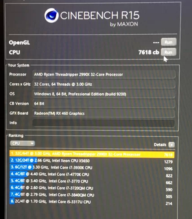   Ryzen Threadripper 2990WX 