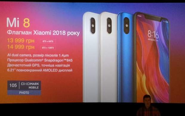  Xiaomi Mi 8: ціна в Україні 